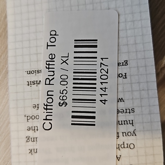 Grace & Lace Chiffon Ruffle Top - Picture 4 of 4